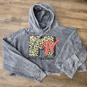 MTV Gray Hoodie with Logo